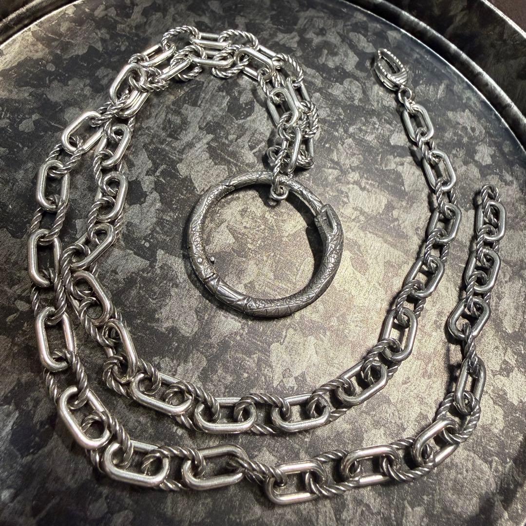 GUCCI 蛇モチーフ シルバー925 ネックレス