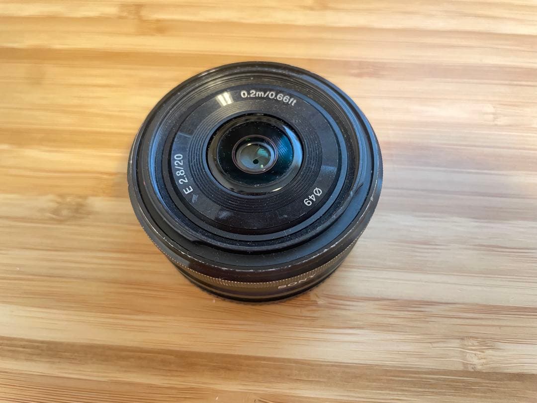 レンズ(単焦点) SONY E 20mm F2.8 SEL20F28