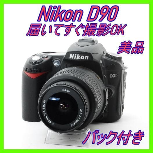 初心者安心！Nikon D90 標準VRレンズ バッグ付