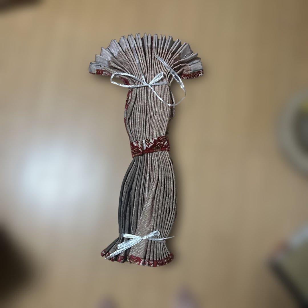 新格子レッド仮眠カーテン　裏地なし