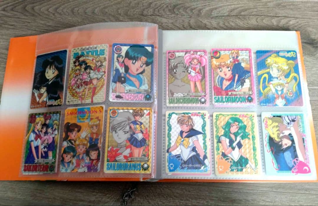 大量178枚！セーラームーンS システムファイル カードダス+ハンカチ