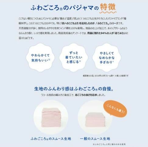 ワコール睡眠科学レディースパジャマ　Mサイズ