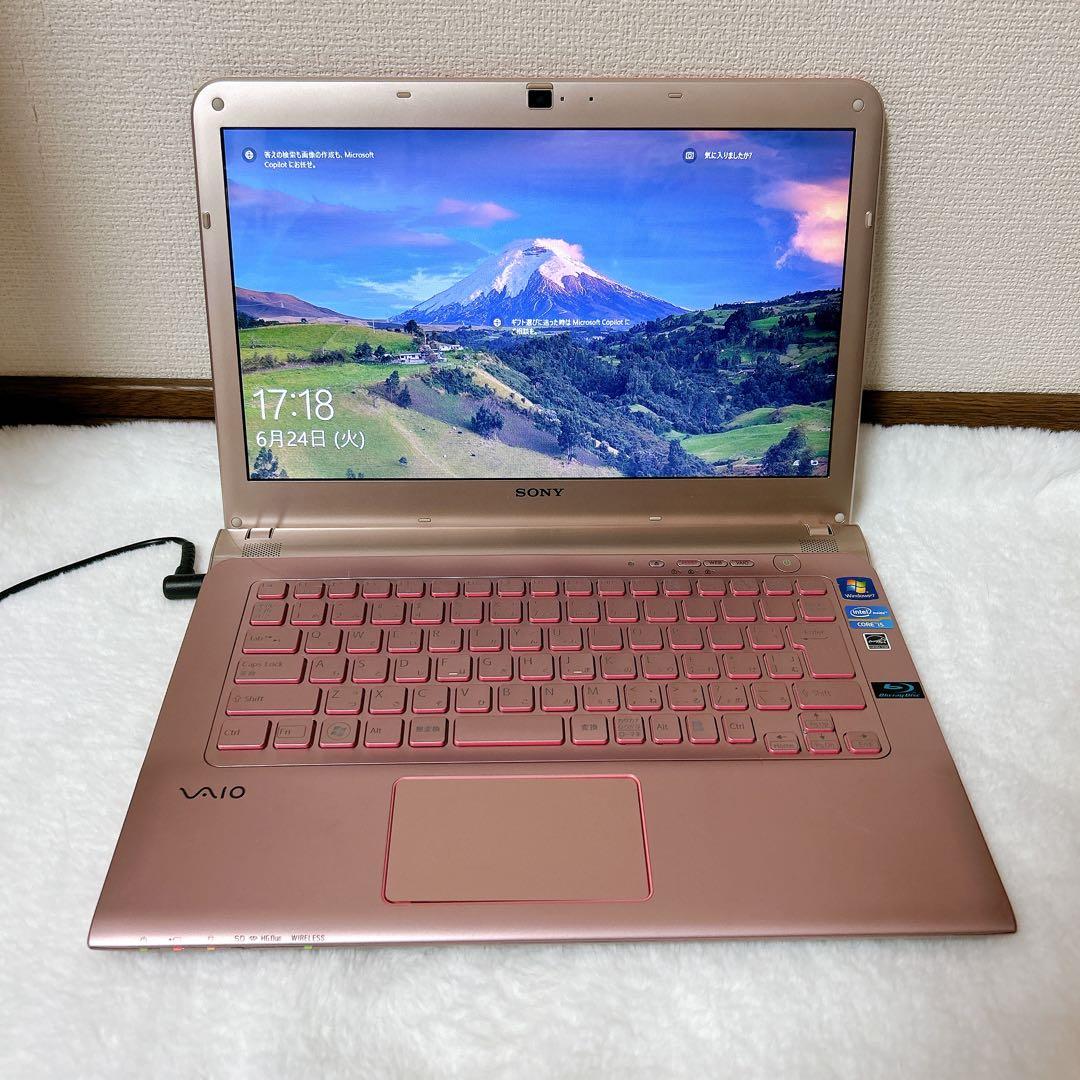 SONY VAIO ノートPC ピンク 14インチ