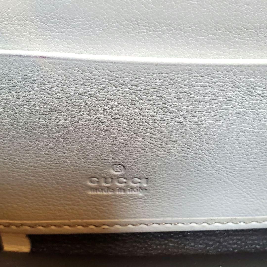 希少 美品 GUCCI　グッチ　ラウンドファスナー　カナダ国旗　長財布　GG