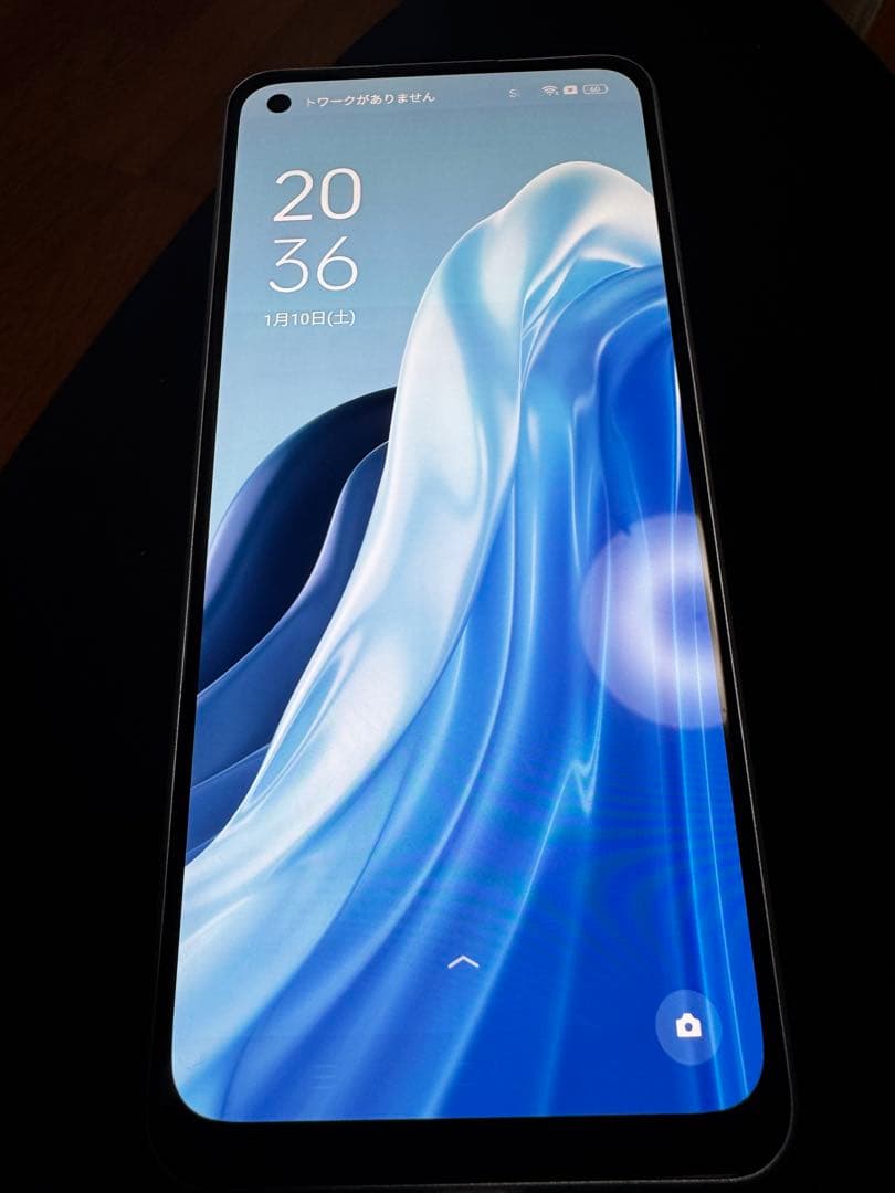 Oppo スマートフォン 本体 水色+ホワイト 6.43インチ