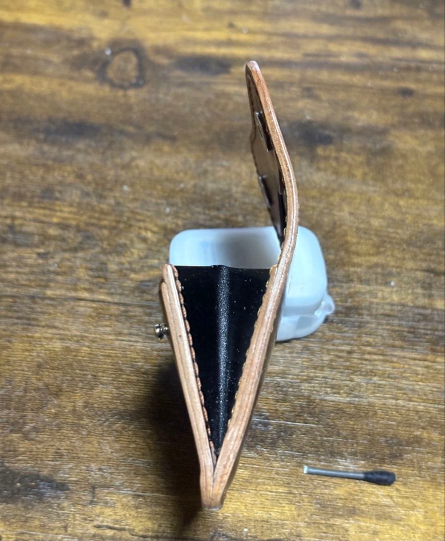 美品　レーデルオガワ社コードバン　ウォレット　ブラック