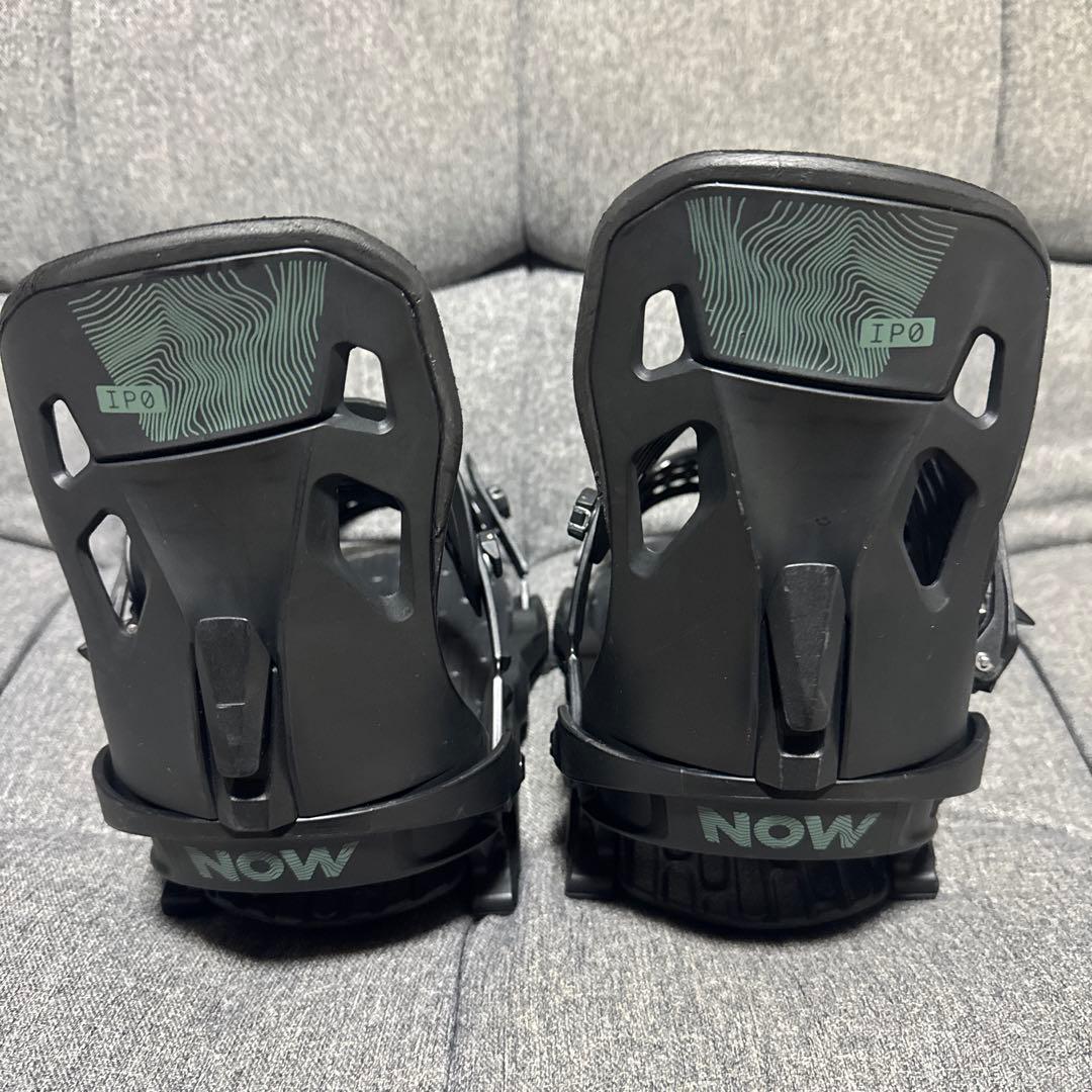 NOW IPO ブラック スノーボードビンディング　Mサイズ
