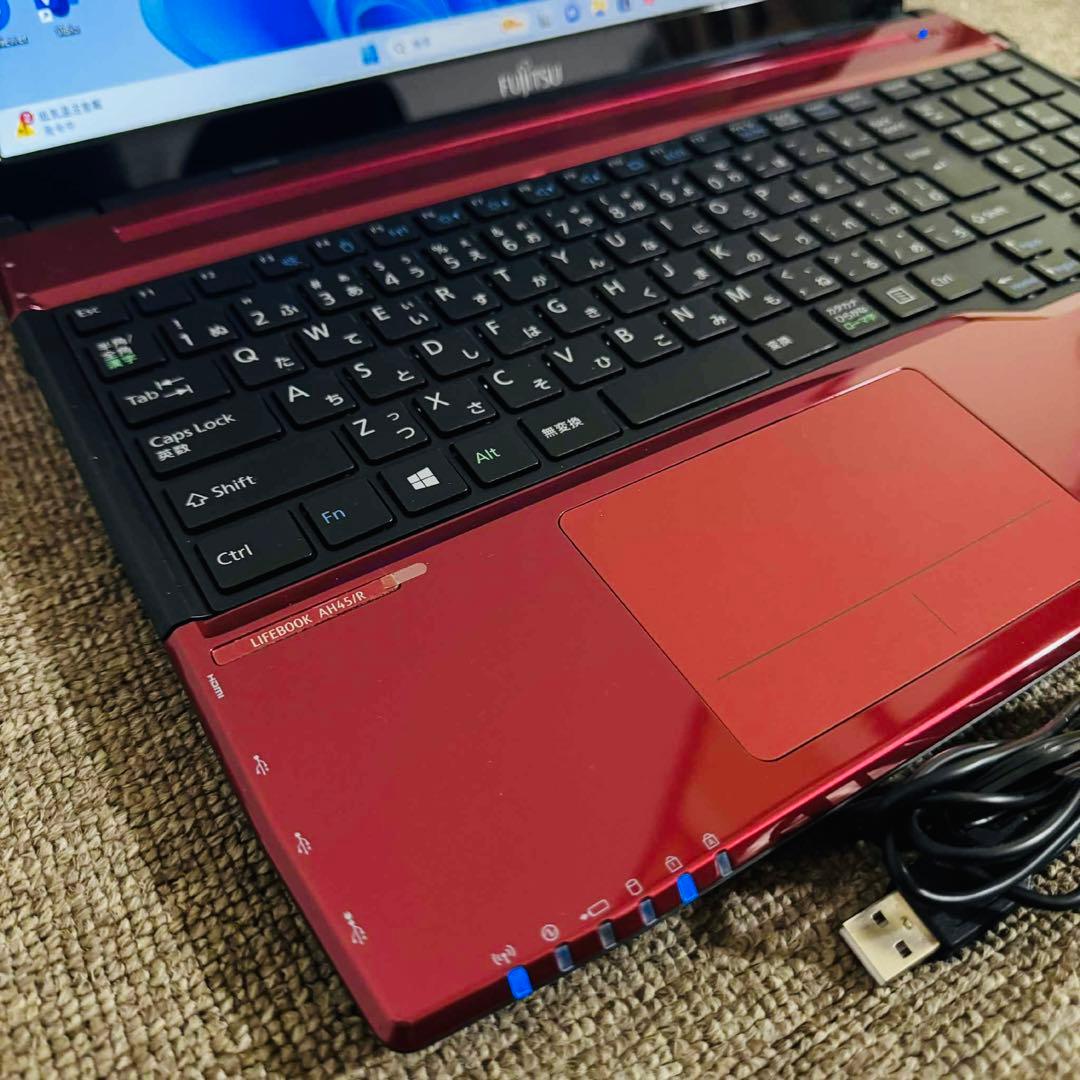 S225 富士通ノートパソコンWEBカメラSSD高速Windows11オフィス付