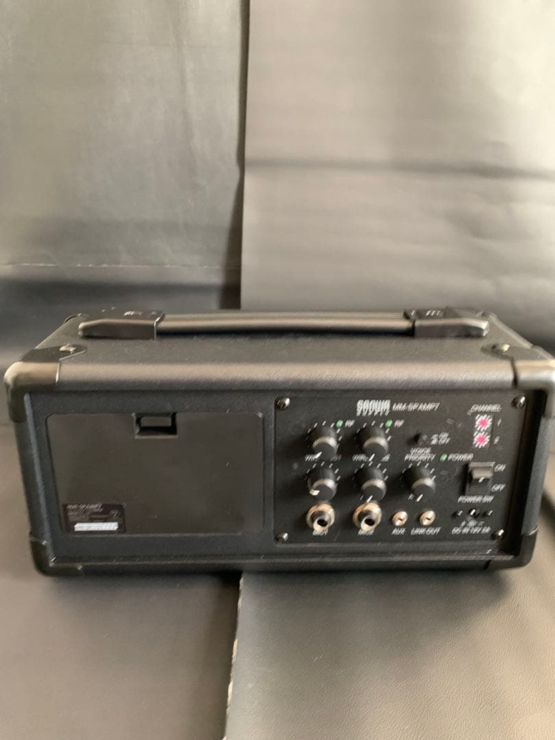 SANWA SUPPLY ワイヤレスマイク付き拡声器スピーカ　有線無線マイク付き