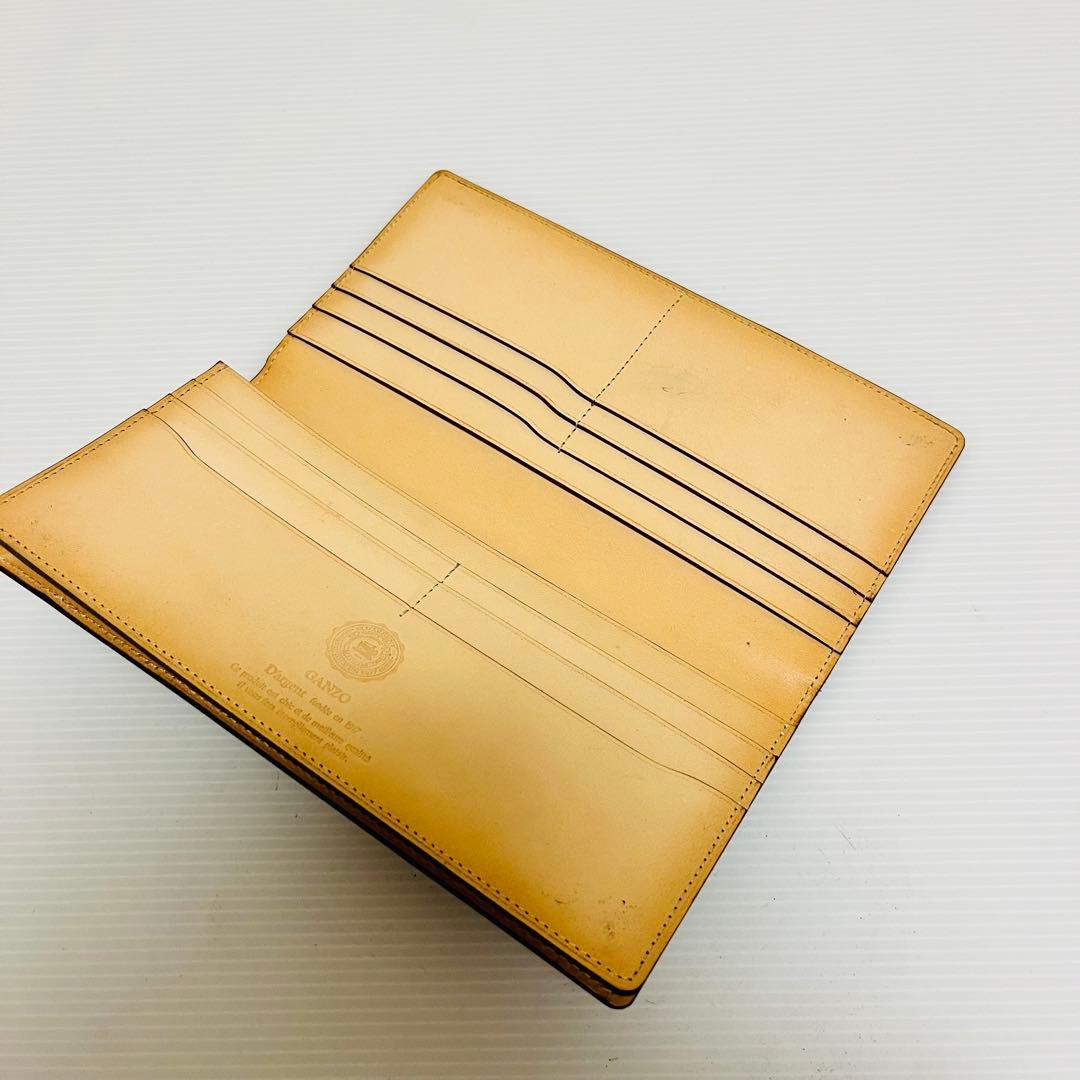 【美品】 GANZO ガンゾ THIN BRIDLE シンブライドル　長財布