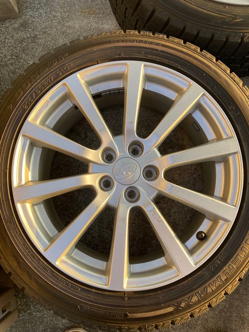 スバル純正17インチスタットレス