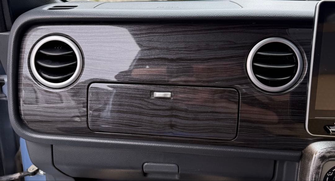 アルトラパン HE21S用 ブラックウッド インパネセット（タコメーター付き）