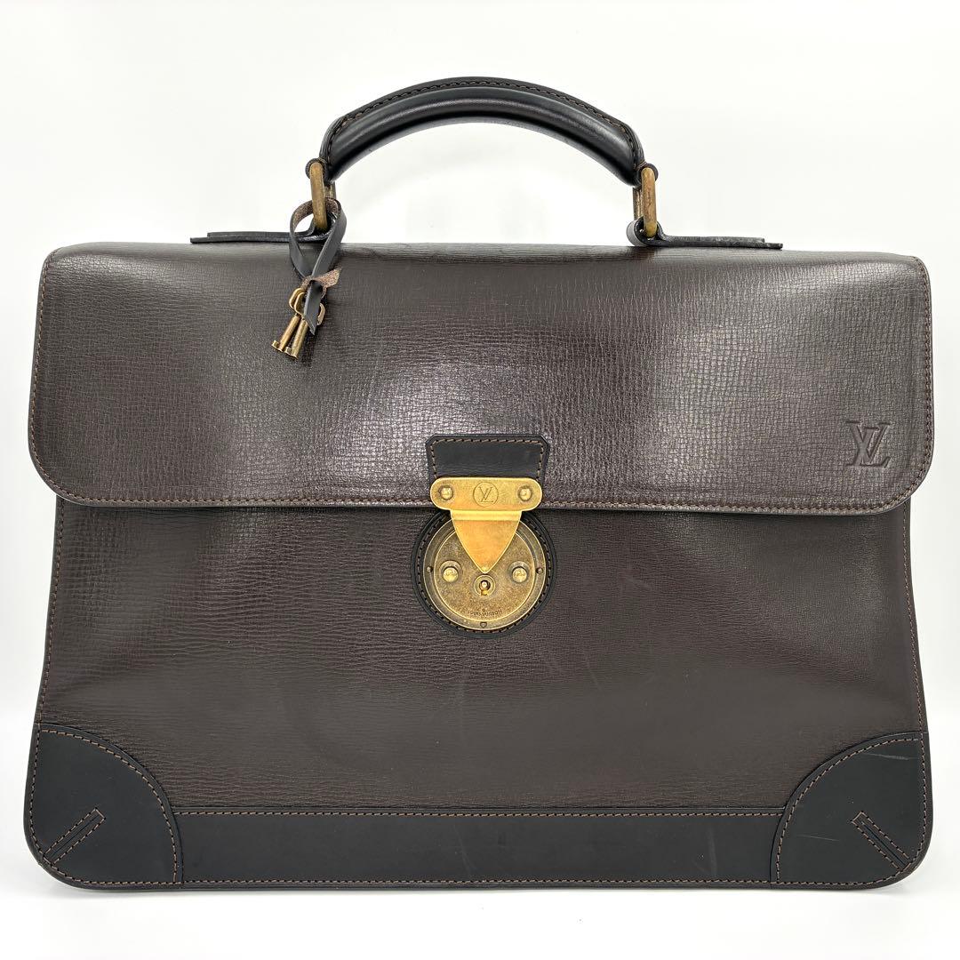 ルイヴィトン ユタ アパシュ カフェ ビジネスバッグ ブリーフケース A4収納