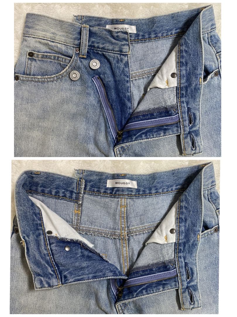 たまき　MOUSSY CROSS WAIST WIDESTRAIGHT 1