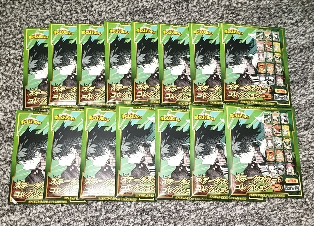 【未開封】ヒロアカ　ステータスカード　第2弾　15個　ジャンフェス