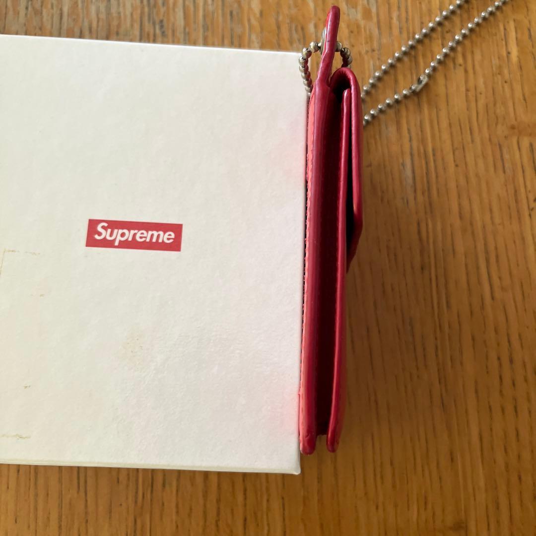 小物 supreme Leather ID Holder + Wallet
