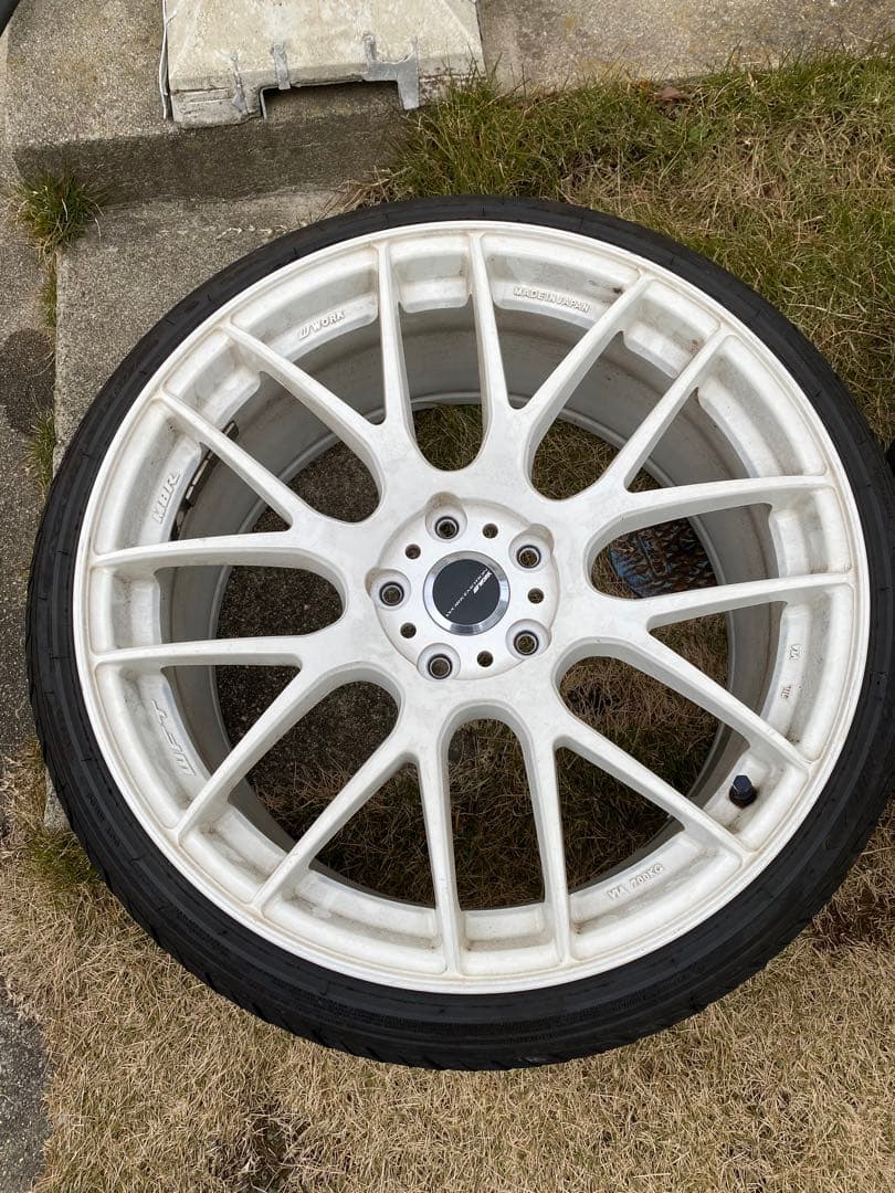 WORK EMOTION M8R 19×9.5J 5/114.3+38 ホワイト