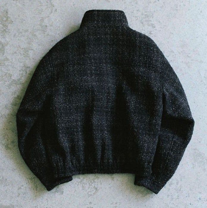LIDNM　ALPACA SILK TWEED ZIP