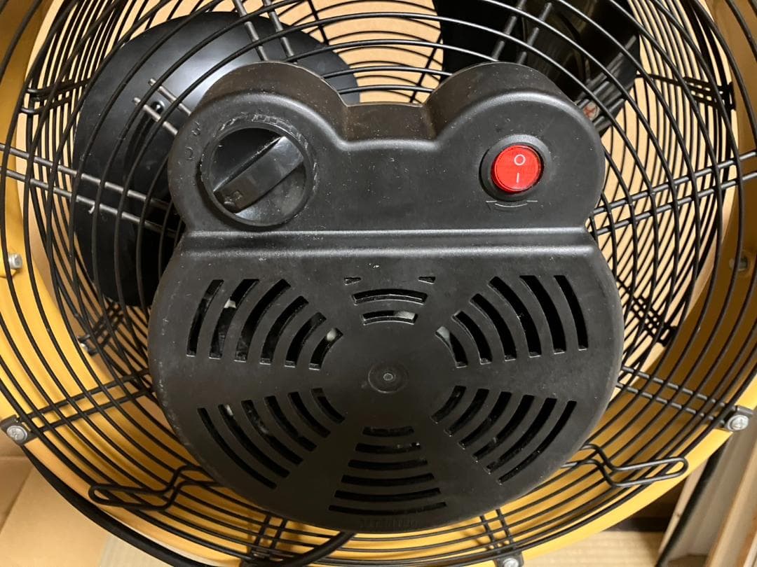 ☆引取限定☆キャタピラー CAT サーキュレーター スタンド式 扇風機 黒・黄