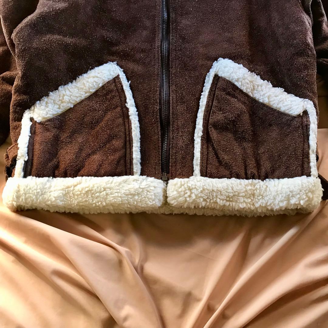 ★本革★◎OUR PRIDE ＞スエードジャケット｜エッジ＆裏地ボア仕立｜HU5