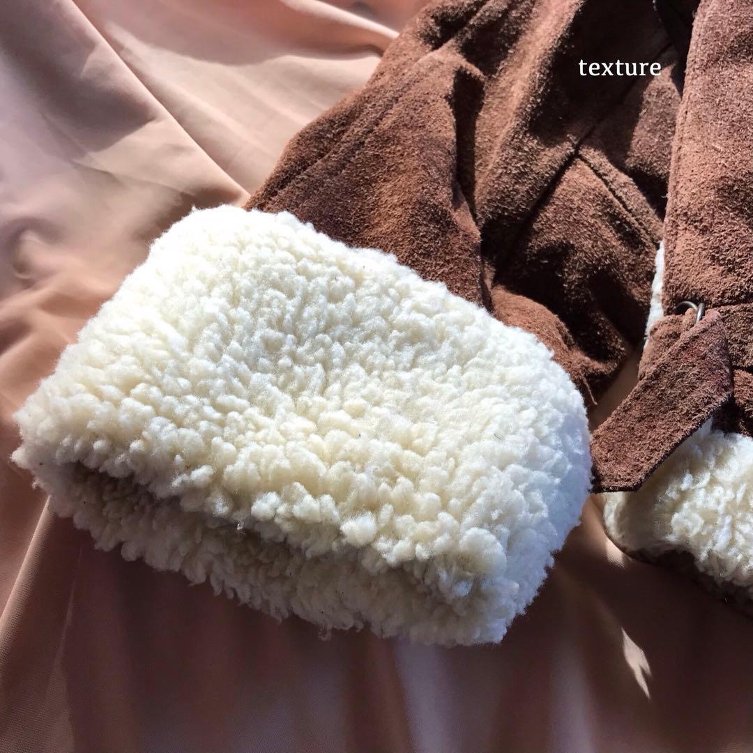 ★本革★◎OUR PRIDE ＞スエードジャケット｜エッジ＆裏地ボア仕立｜HU5