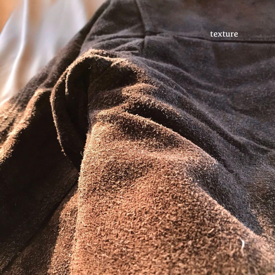 ★本革★◎OUR PRIDE ＞スエードジャケット｜エッジ＆裏地ボア仕立｜HU5