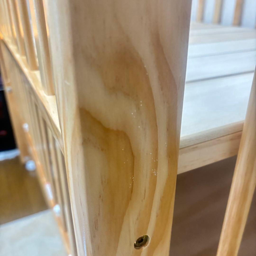 木製ベビーベッド KATOJI カトージ　ハイシート