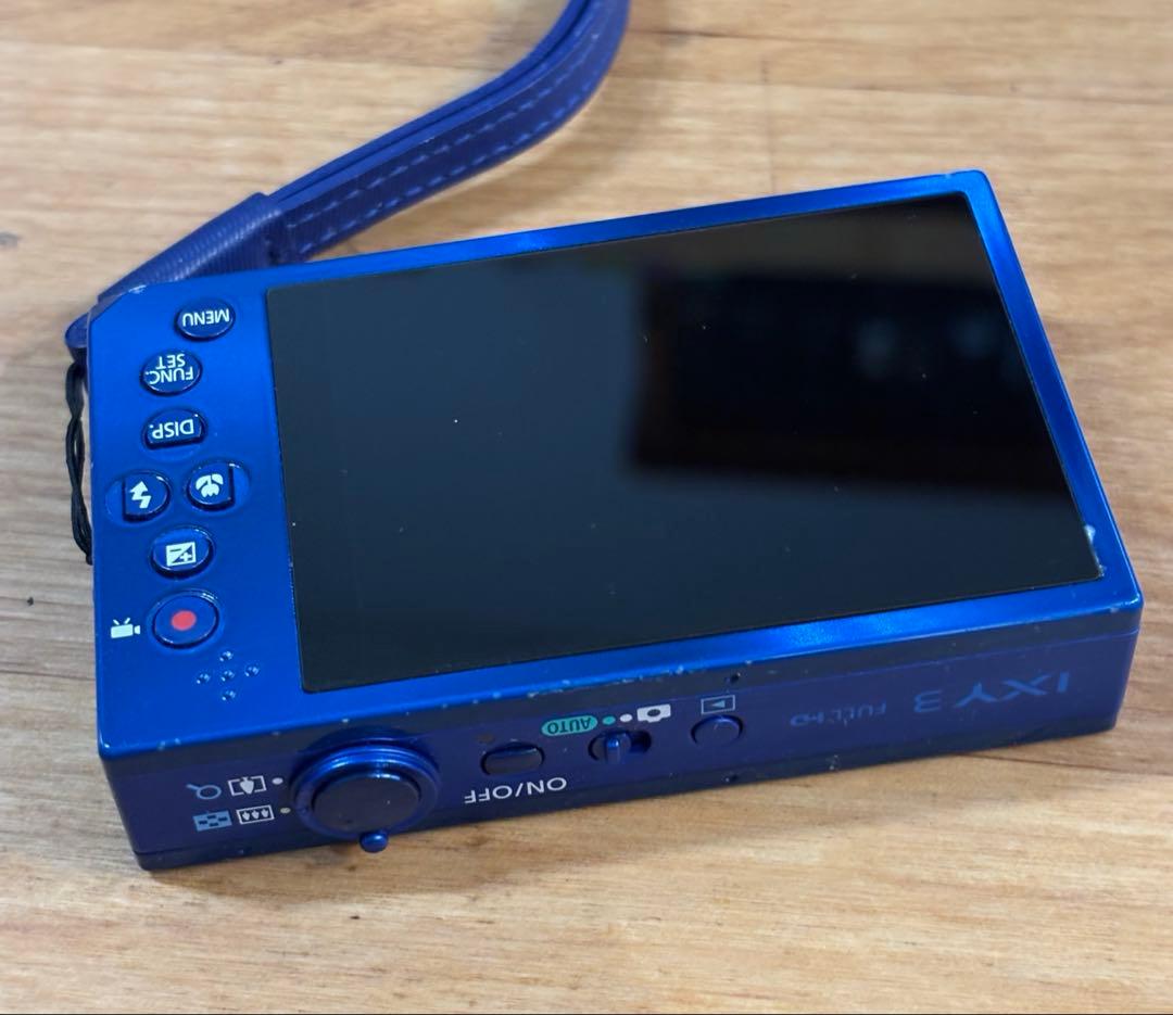 Canon IXY 3 青　コンパクトデジタルカメラ