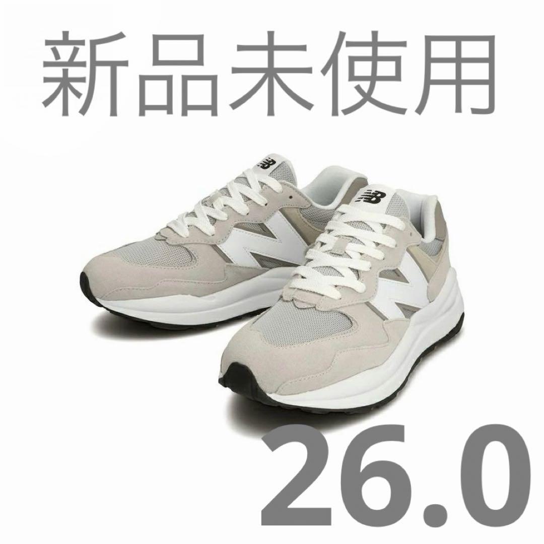 【新品未使用】ニューバランス スニーカー M5740 グレー 26.0cm