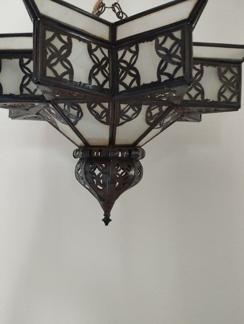 ビンテージ　モロカンランプ　アイアンランプ