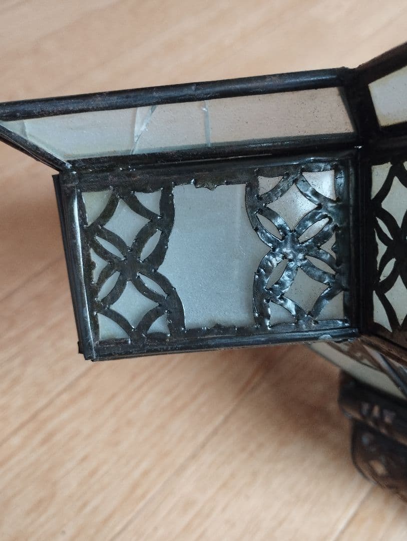 ビンテージ　モロカンランプ　アイアンランプ