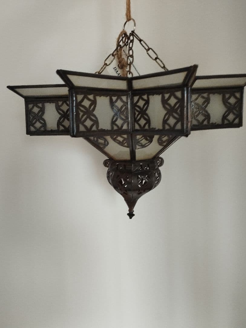 ビンテージ　モロカンランプ　アイアンランプ