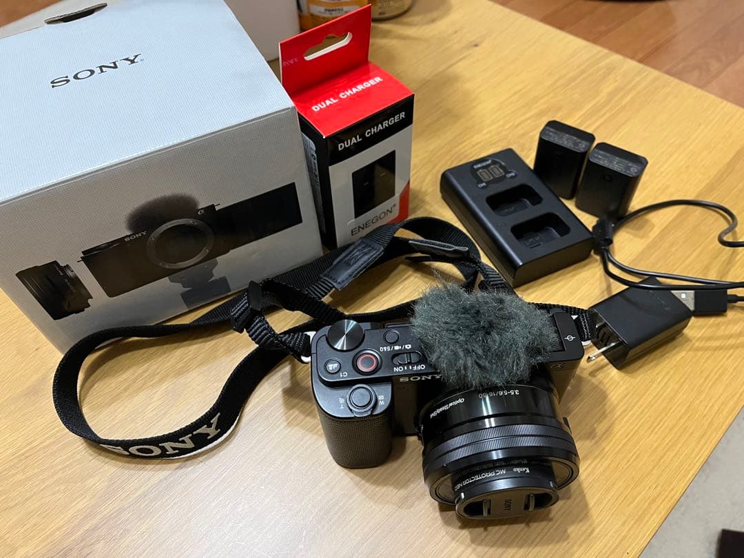 【動作確認済】SONY ZV-E10L(B) バッテリー、チャージャーセット