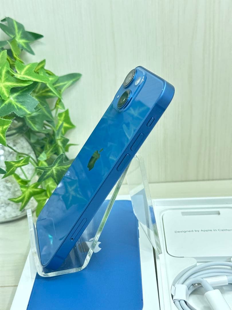 ✅✨美品✨iPhone 13 Mini 256GB ブルー❣️100％