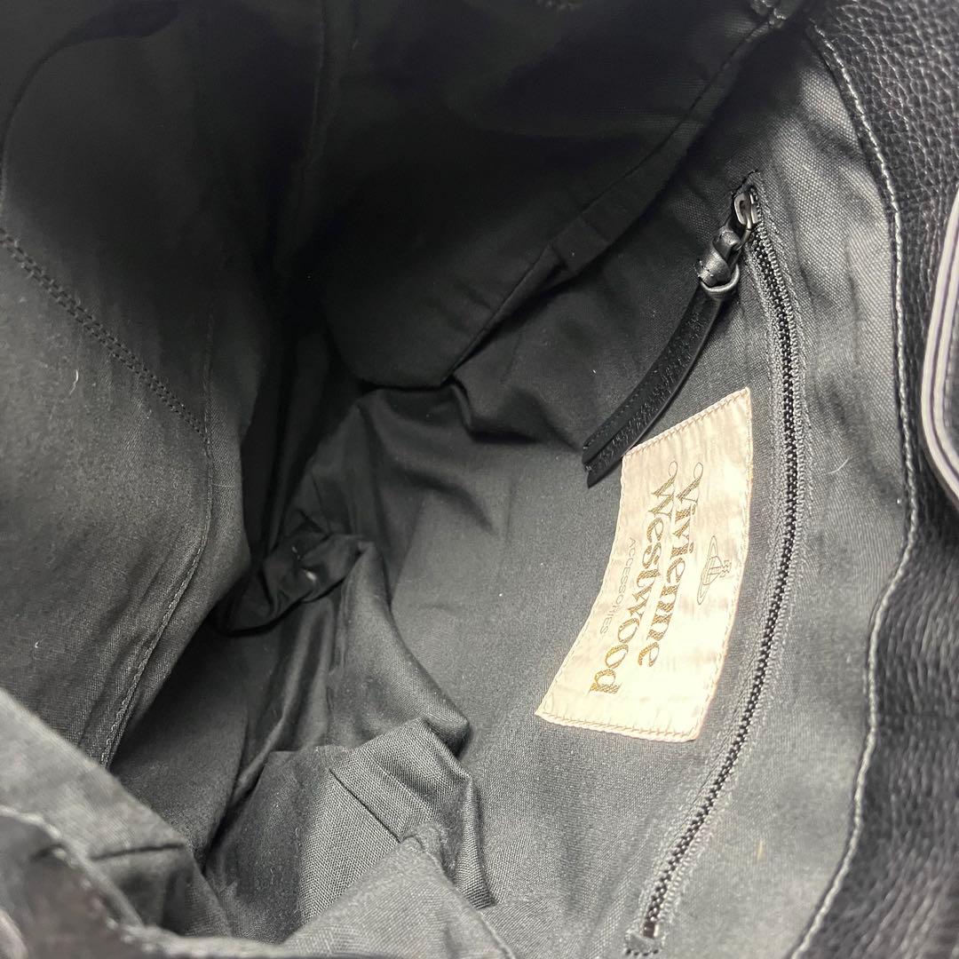 Vivienne Westwood リュック オーブ ブラック 黒 レザー