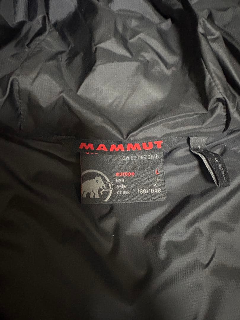 MAMMUT マムートダウンジャケット 750+ フード付き オリーブL 美品