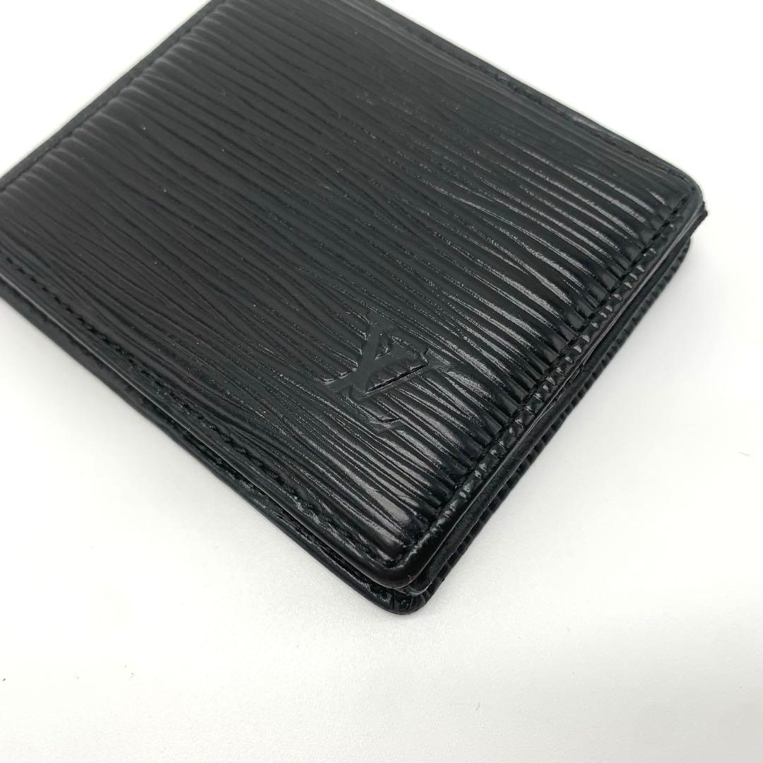 LOUIS VUITTON ポルトモネボワット ケース　エピ ノワール