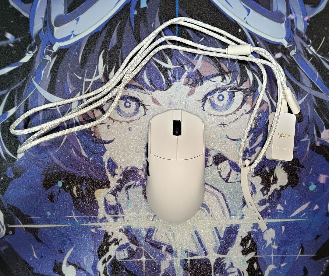 マウス・トラックボール LAMZU Maya X 8k White