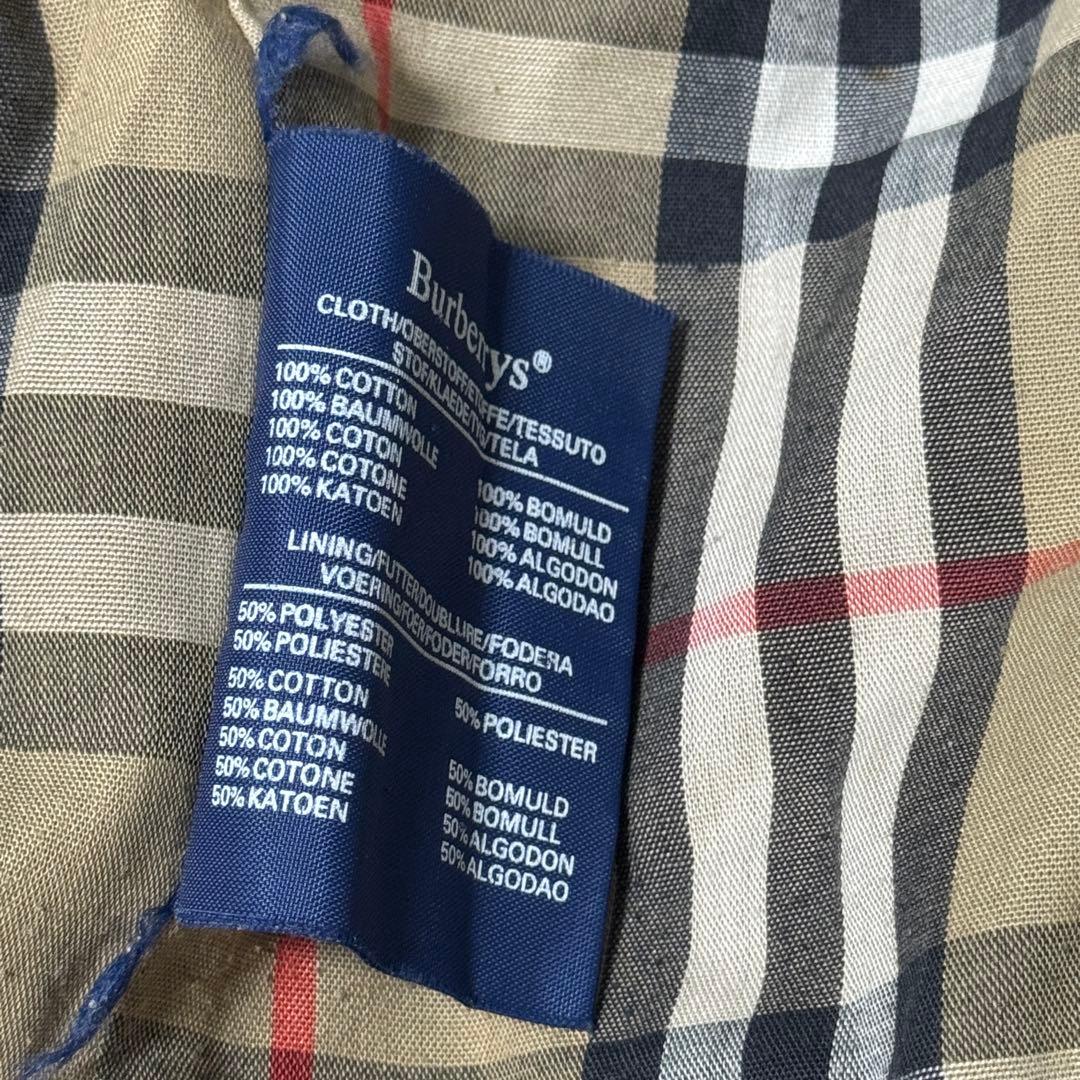 バーバリーズ　ハリトンジャケット　スウィングトップ　ノバチェック　ロゴ刺繍　L