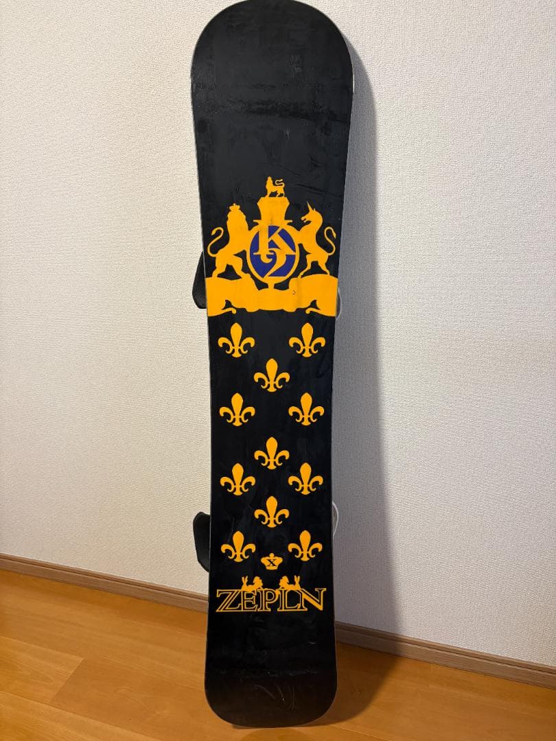 K2 ZEPPLIN スノーボード 10周年記念（サロモン バイン付）