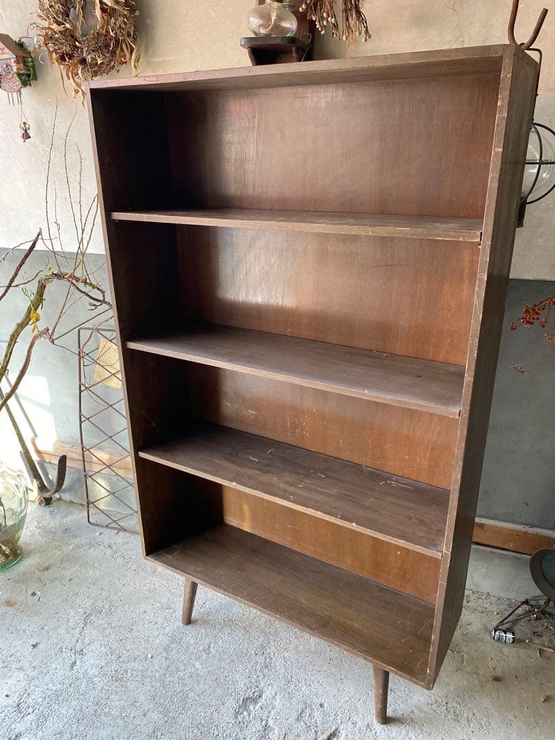 ビンテージ 足付き ラック 飾り棚 ※ 送料込みに変更します