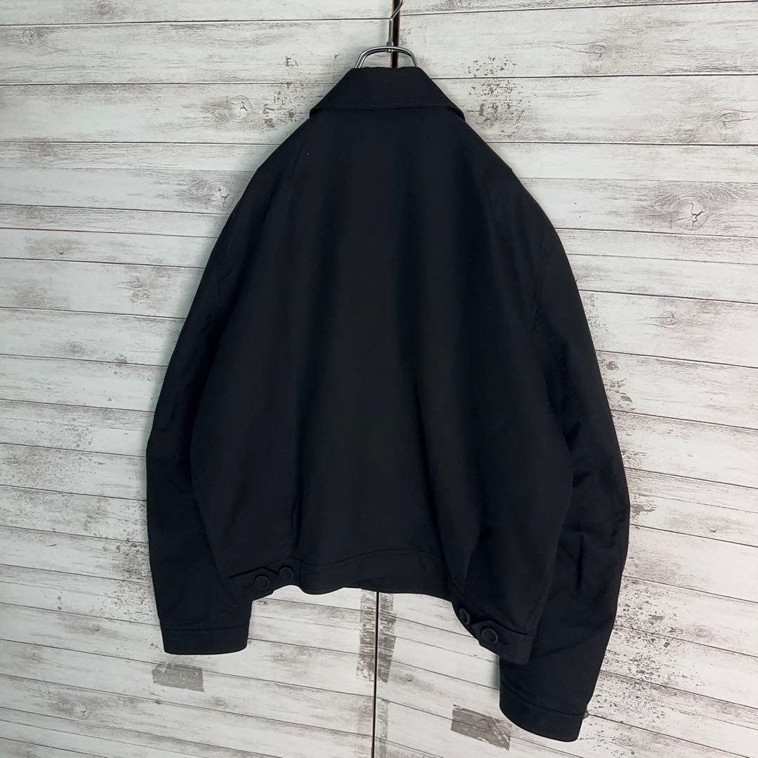 11566【美品・即完売】Dior 刺繍ロゴジャケット　カプセルコレクション　黒