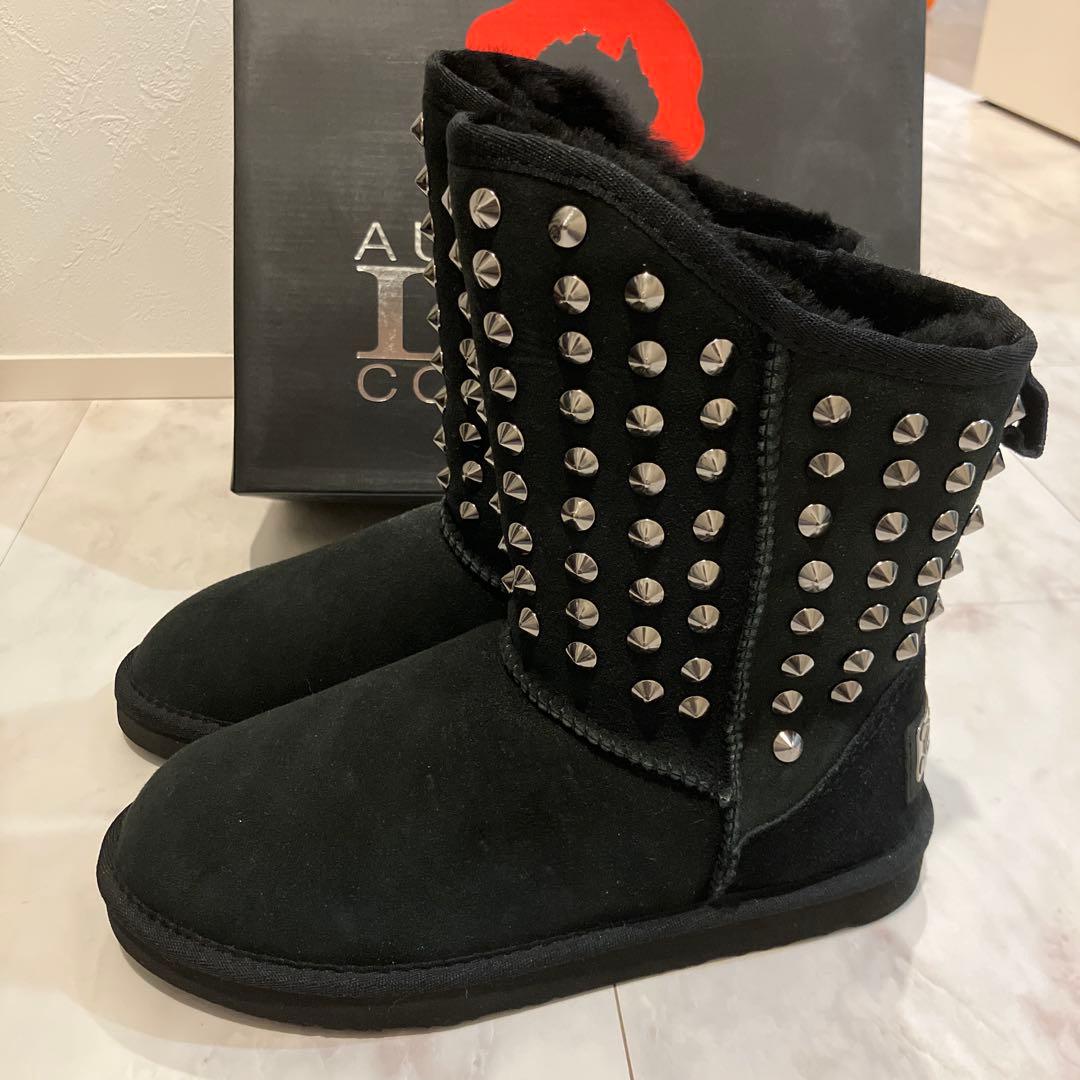 【新品箱付き】オーストラリア ラックスコレクティブ スタッズムートンブーツ24