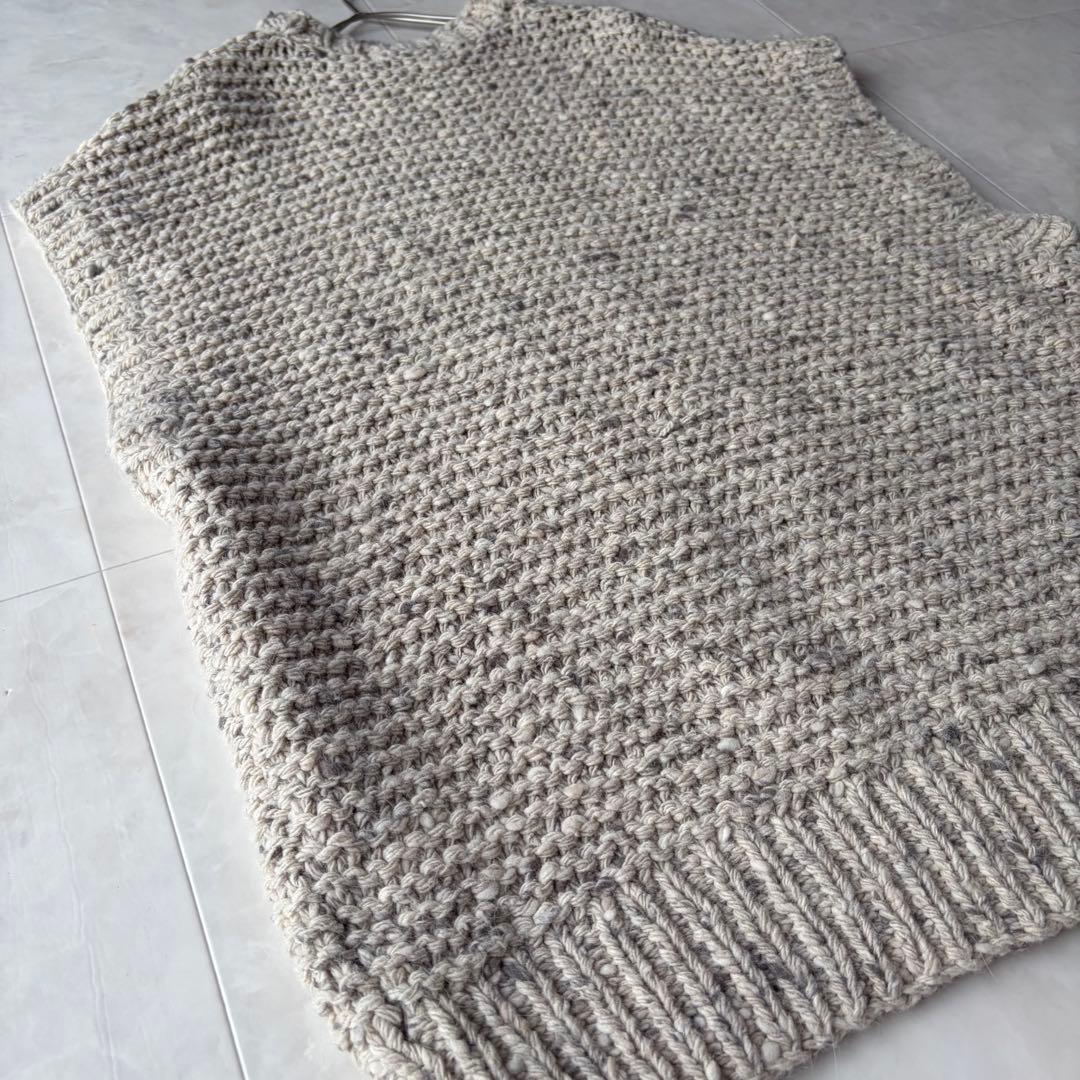 ICHI Antiquités イチアンティークス ニットベスト 杢 F