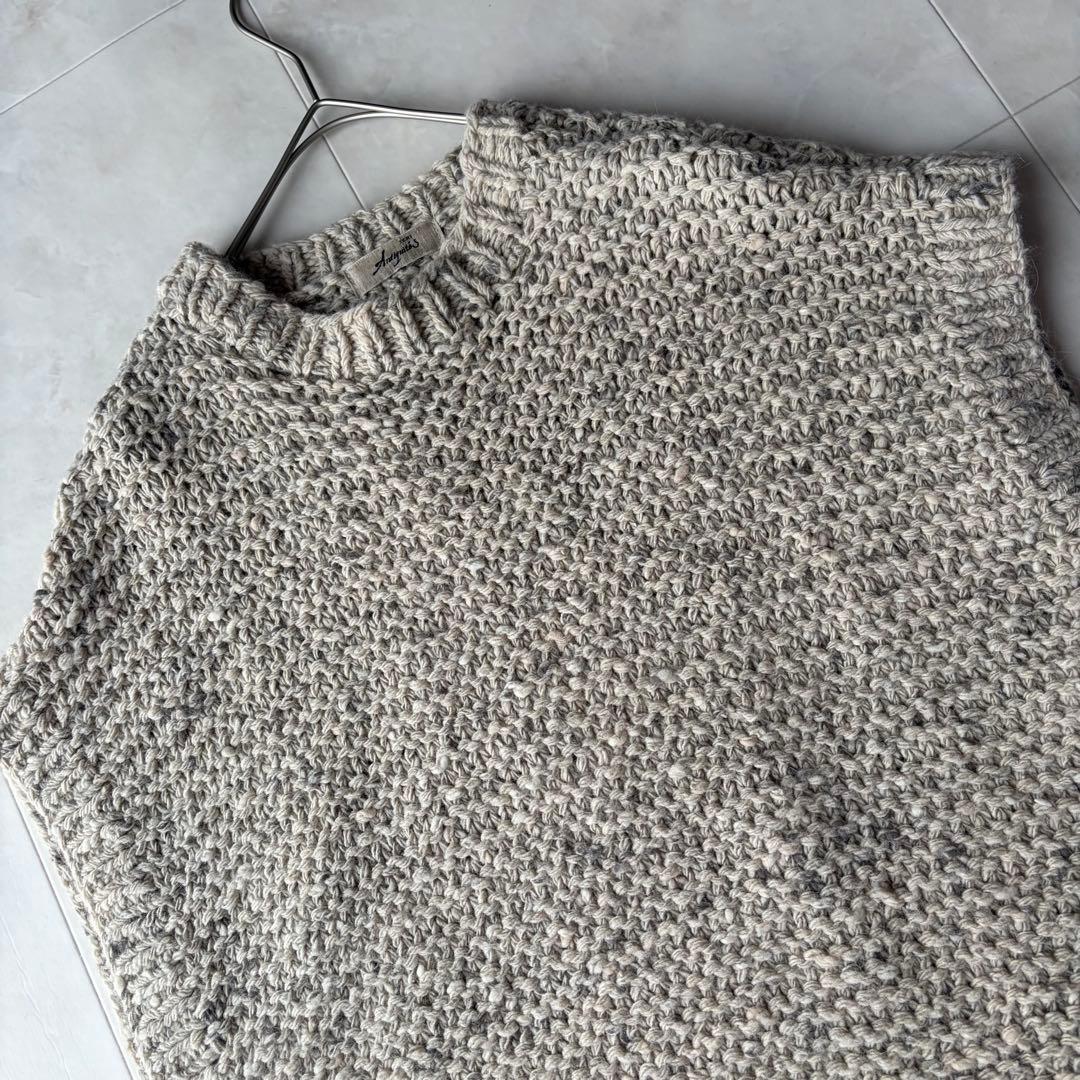 ICHI Antiquités イチアンティークス ニットベスト 杢 F