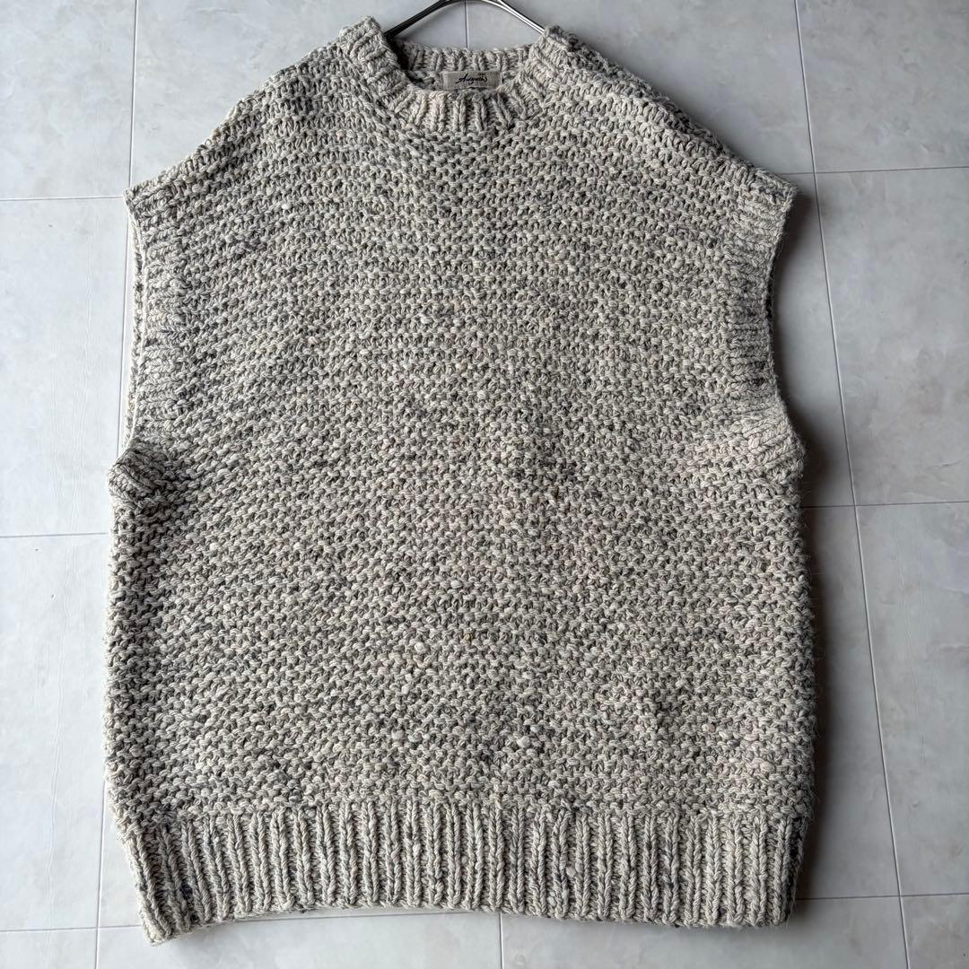 ICHI Antiquités イチアンティークス ニットベスト 杢 F