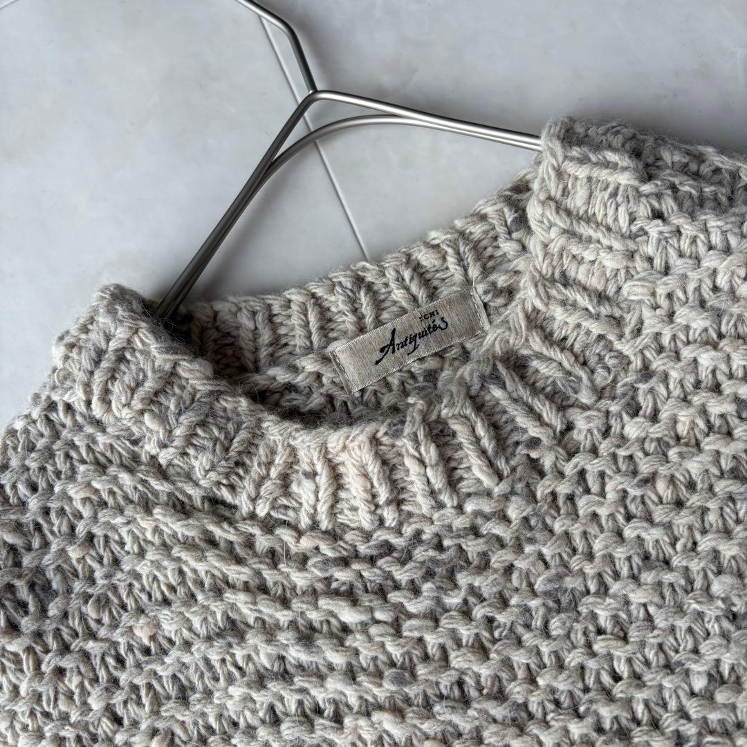 ICHI Antiquités イチアンティークス ニットベスト 杢 F