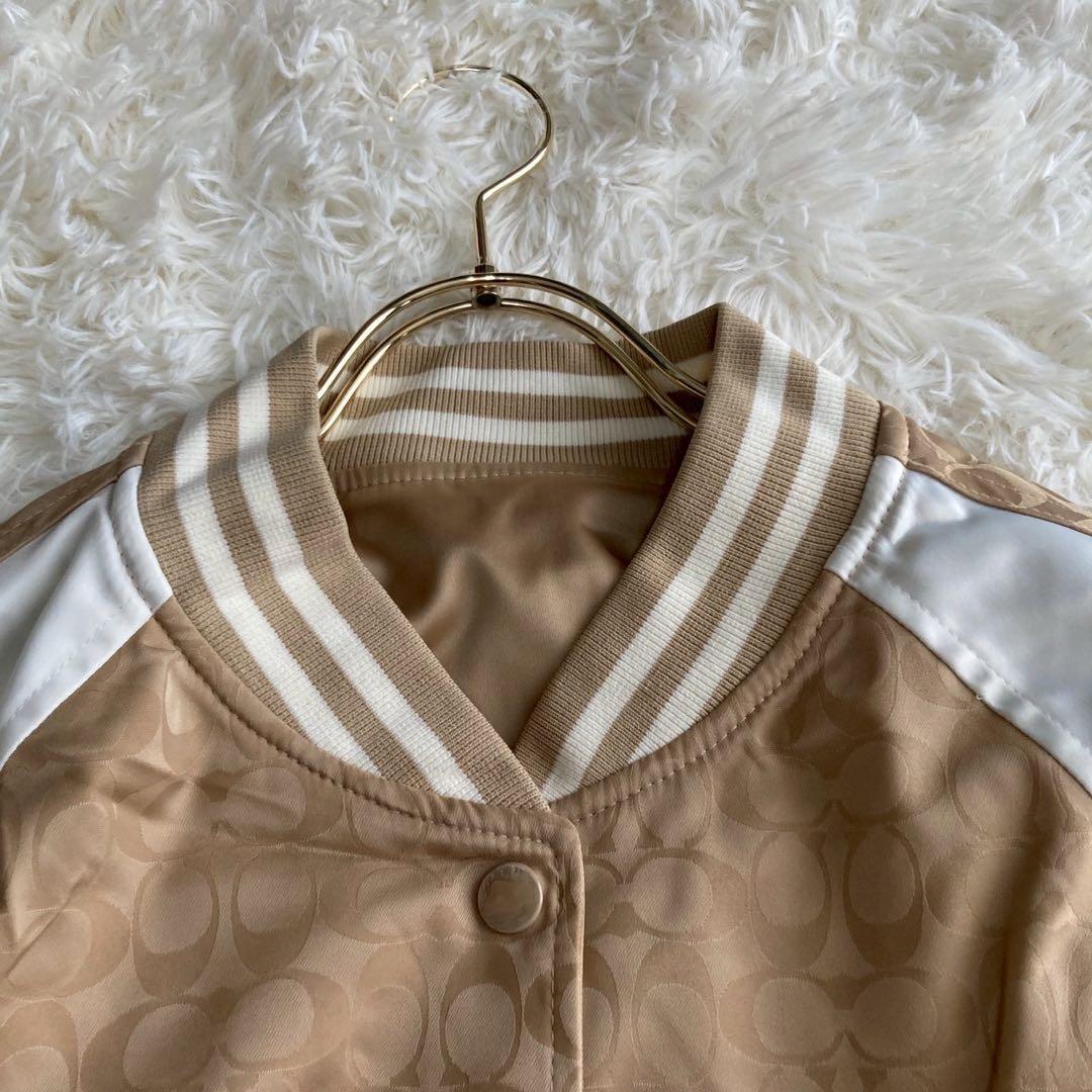 《美品》COACH リバーシブル スタジャン ベージュ カジュアル 2way