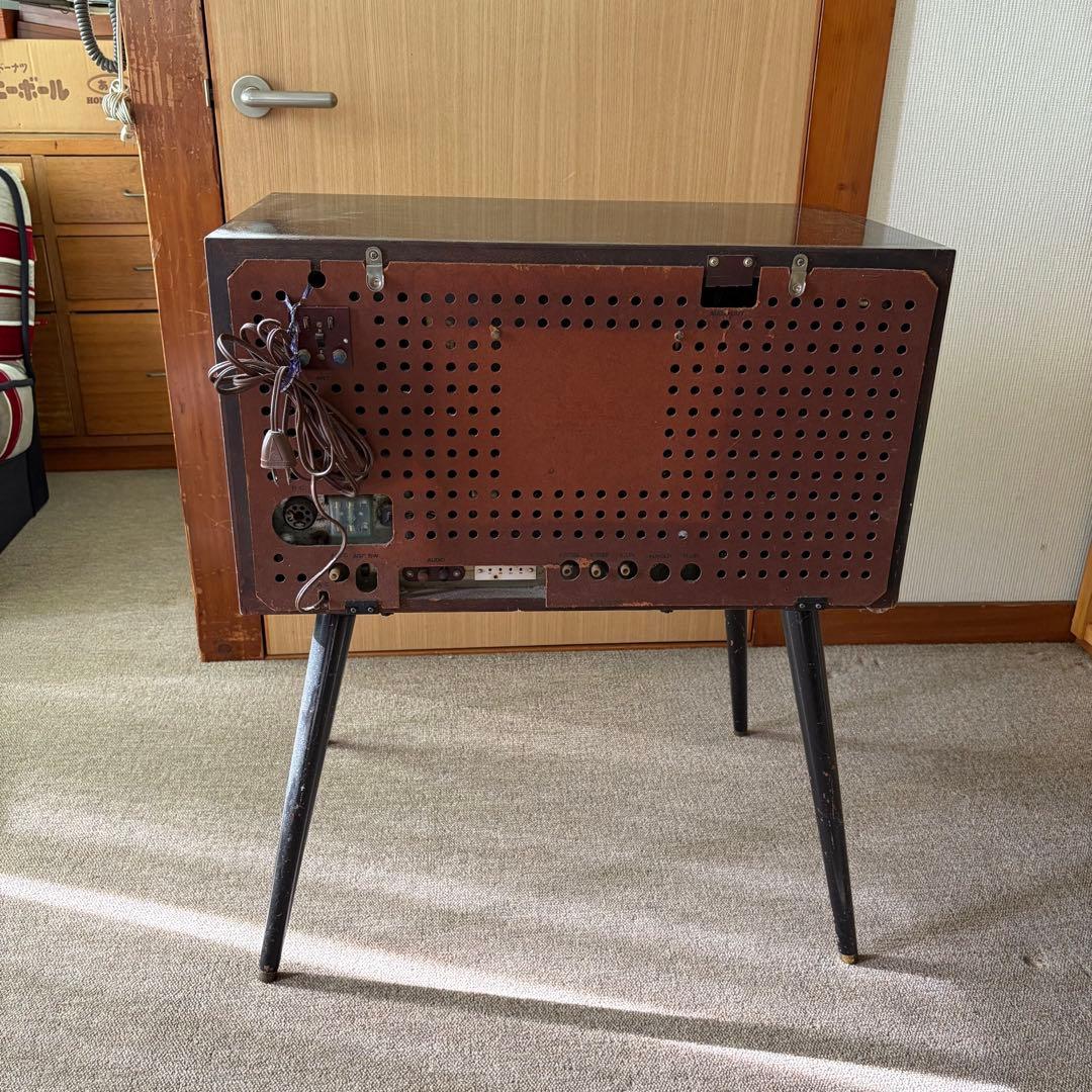 真空管　白黒テレビ　昭和レトロ アンティーク