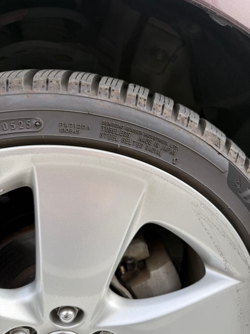 純正アルミホイール　30プリウス　ツーリング　オールシーズンタイヤ付　ダンロップ